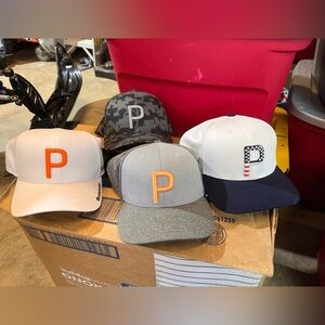 4 Puma Snap Backs 2 new 2 lightly used